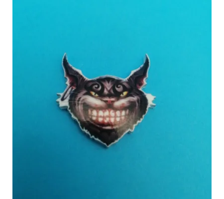 American McGee's Alice -Cheshire Cat head pin badge