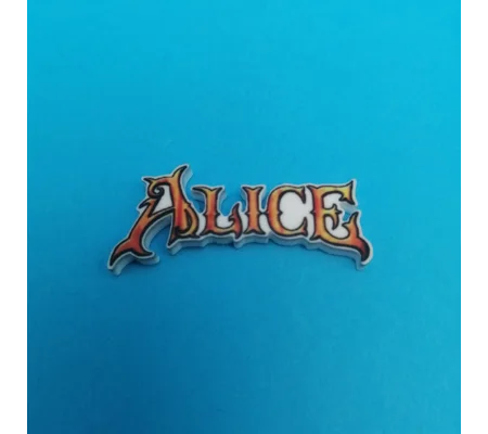 American McGee's Alice logo pin badge