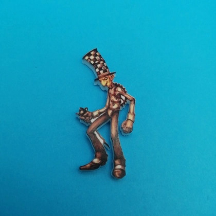 American McGee's Alice -Mad Hatter pin badge American McGee's Alice -Mad Hatter pin badge