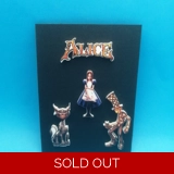 American McGee's Alice pin badge set 1