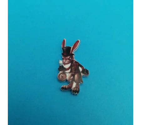 American McGee's Alice -White Rabbit pin badge