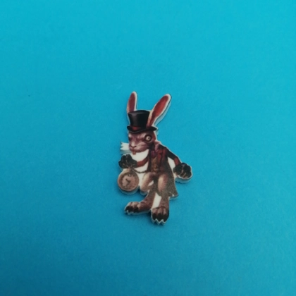 American McGee's Alice -White Rabbit pin badge