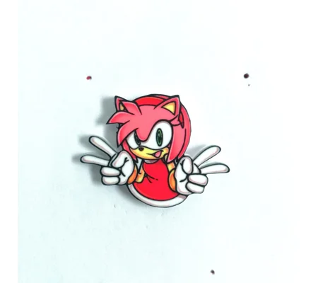 Sonic the Hedgehog - Amy head Pin Badge