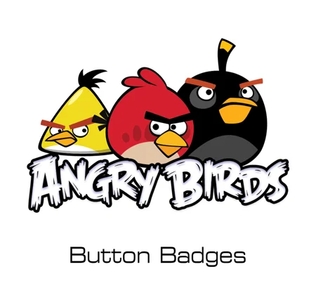 Angry Birds button badges