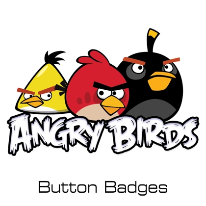 Angry Birds button badges Angry Birds button badges