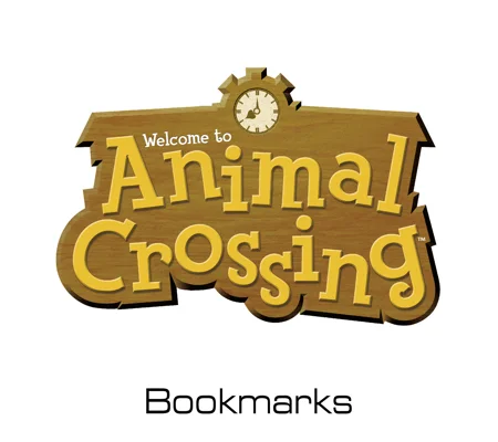 Animal Crossing bookmarks