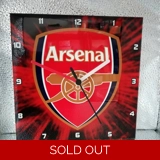 Arsenal Ceramic Tile Wall Clock