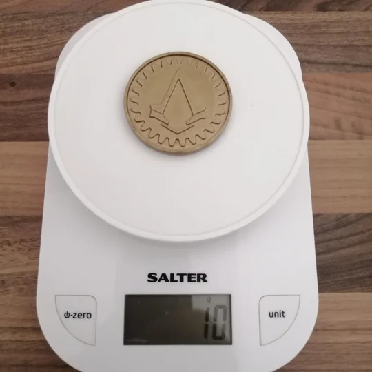 Assassin's Creed 3D Printed Double-Sided Coin