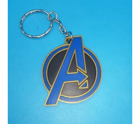 Avengers logo 3D Printed Keyring