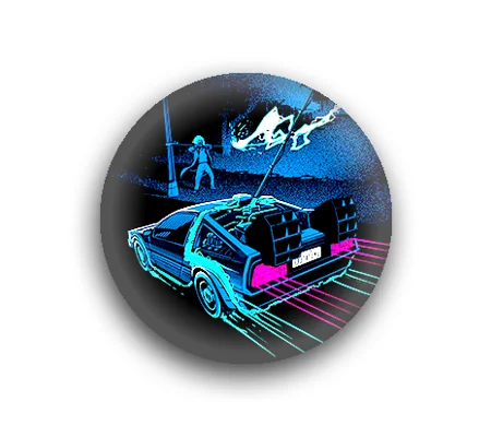 Back to the Future button badges