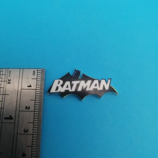 Batman logo pin badge