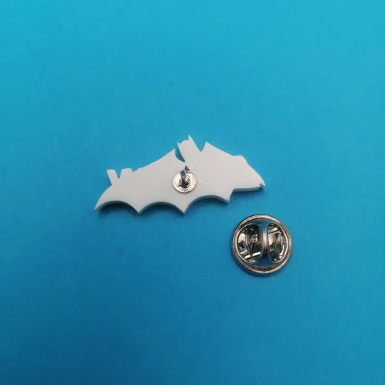 Batman logo pin badge