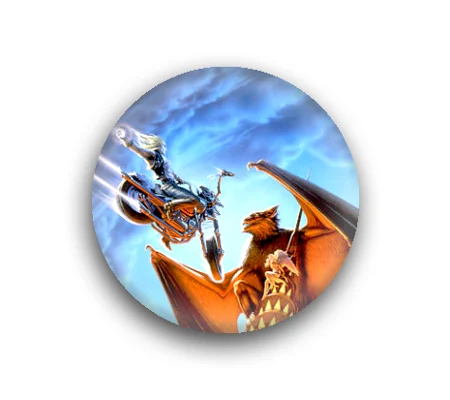 Meat Loaf button badges