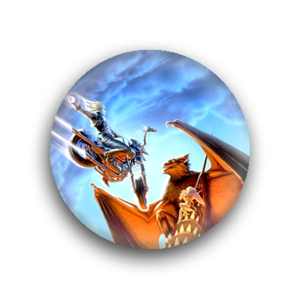 Meat Loaf button badges