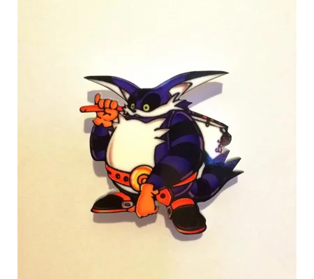 Sonic the Hedgehog - Big the cat pin badge