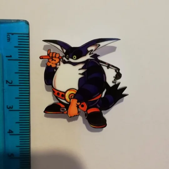 Sonic the Hedgehog - Big the cat pin badge