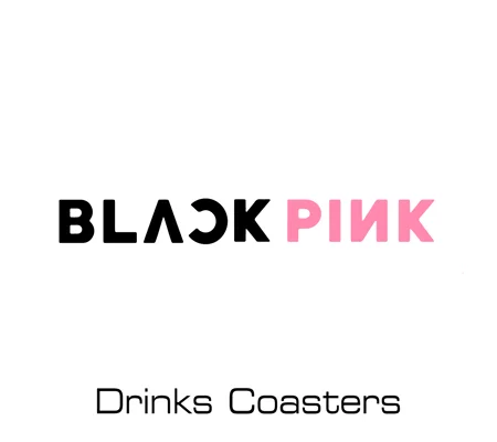 Blackpink drinks coasters