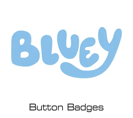 Bluey button badges