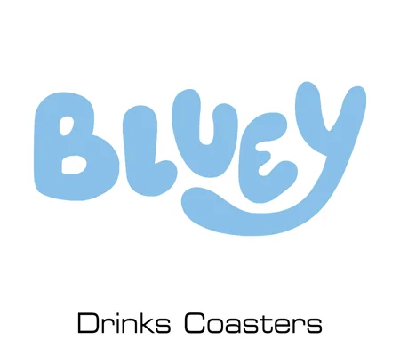 Bluey drinks coasters