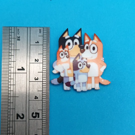 Bluey Family pin badge