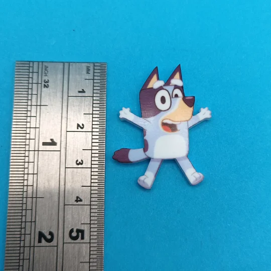 Bluey pin badge -Jumping Bluey