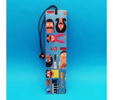 Bob's Burgers colour bookmark