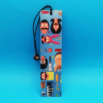 Bob's Burgers colour bookmark Bob's Burgers colour bookmark
