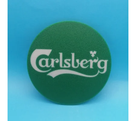 Carlsberg 2018-present round Drinks Coaster