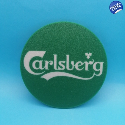Carlsberg 2018-present round Drinks Coaster