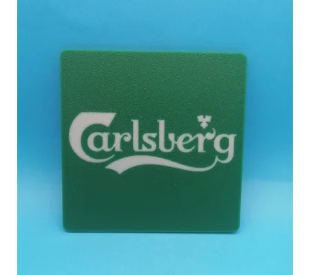 Carlsberg 2018-present square Drinks Coaster