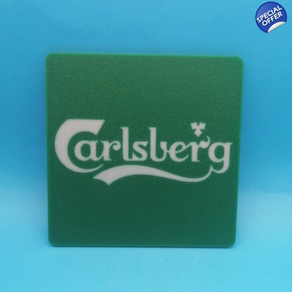 Carlsberg 2018-present square Drinks Coaster