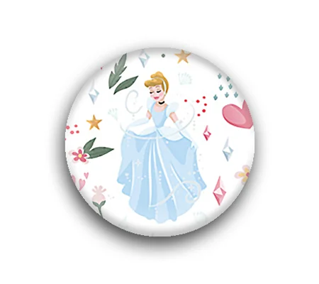 Disney Cinderella button badges
