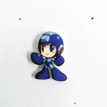 Classic Mega Man pin badge