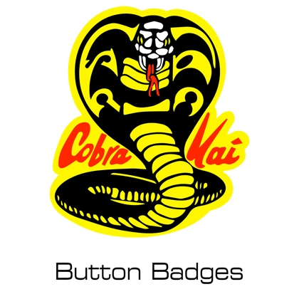 Cobra Kai/Karate Kid button badges Cobra Kai/Karate Kid button badges