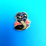 Cobra Kai logo pin badge