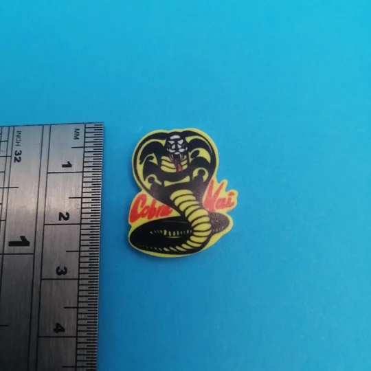 Cobra Kai logo pin badge