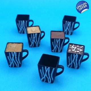 1/6 Scale Coffee Cups x.. 1/6 Scale Coffee Cups x..