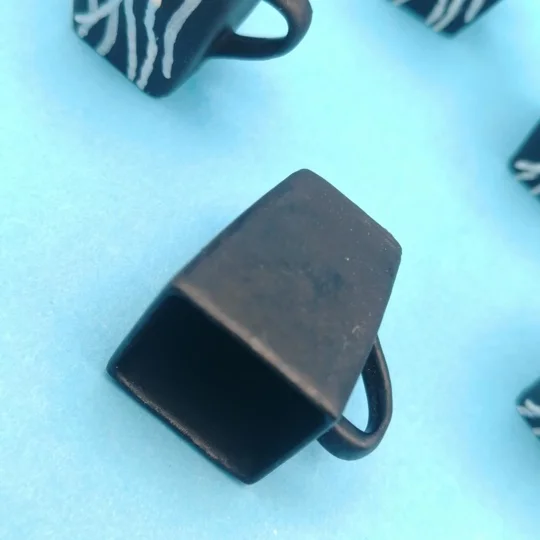 1/6 Scale Coffee Cups x7 - resin 3D printed