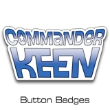 Commander Keen button badges