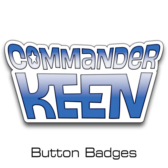 Commander Keen button badges