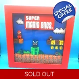 Super Mario Bros 3D Printed Shadow Box