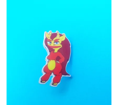 Connie pin badge - Hormone Monstress -Big Mouth Human Resources