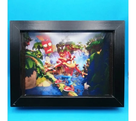 Crash Bandicoot 3D Shadow Box