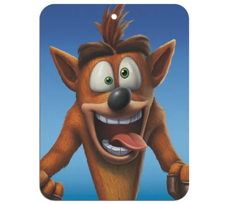 Crash Bandicoot car air freshener