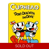 Cuphead Glitter Full Magnetic Back Mag..