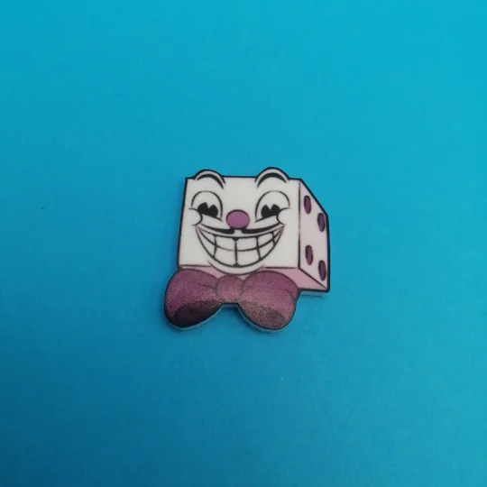 Cuphead - King Dice pin badge