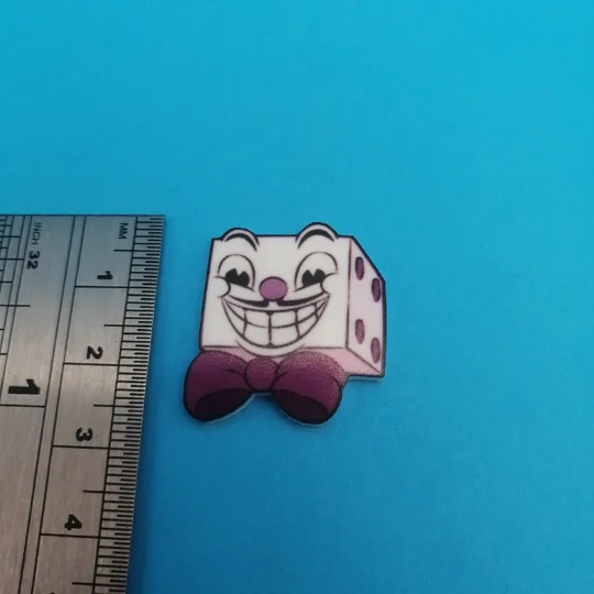 Cuphead - King Dice pin badge