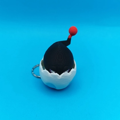 Dark Chao Peek-A-Boo keyring fidget clicker