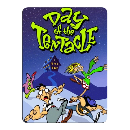 Day of the Tentacle Glitter Full Magnetic Back Magnet Day of the Tentacle Glitter Full Magnetic Back Magnet