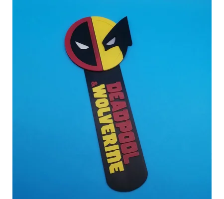 Deadpool and Wolverine 3D printed Bookmark